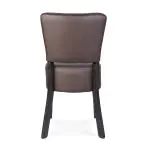 Stoel Rome - Donkerbruin - Kunstleer - G-Line HW-019051 €54.95 Lederen stoelen