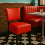 Stoel Rome - Rood - Kunstleer - G-Line HW-019054 €54.95 Lederen stoelen