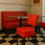 Stoel Rome - Rood - Kunstleer - G-Line HW-019054 €54.95 Lederen stoelen