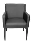 Stoel Andalusia - Armleuning - Zwart - G-Line HW-019060 €84.95 Lederen stoelen