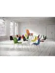 Stoel Helene - Stapelbaar - Wit - G-Line HW-01005 €29.95 Kunststof stoelen