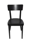 Stoel Brussel - Zwart - Hout - G-Line HW-09062 €84.95 Houten stoelen