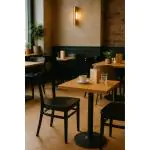 Stoel Brussel - Zwart - Hout - G-Line HW-09062 €84.95 Houten stoelen