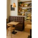 Eetbank Amsterdam - Bruin - B 122 CM - G-Line HW-051466 €249.00 Horeca eetbanken