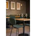 Stoel Louis - Donkergroen - Kunstleer - G-Line HW-044336 €49.95 Metaal stoelen