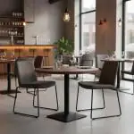 Tafelonderstel / Tafelpoot - Vierkant - Zwart - G-Line HW-16844 €35.95 Horeca tafelonderstellen