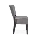 Stoel Rome - Donkergrijs - Velvet - G-Line HW-58214 €59.95 Stoffen stoelen