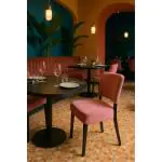 Stoel Rome - Roze - Velvet - G-Line HW-58222 €59.95 Stoffen stoelen