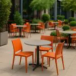 Terrasstoel Lotus - Stapelbaar - Oranje - G-Line HW-61241 €29.95 Terrasstoelen