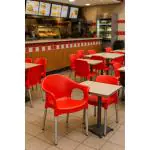 Terrasstoel Zazi - Stapelbaar - Rood - G-Line HW-61254 €28.95 Terrasstoelen