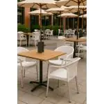 Terrasstoel Zazi - Stapelbaar - Wit - G-Line HW-61251 €28.95 Terrasstoelen