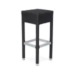 Terras Barkruk Mezza - Gevlocht - Zwart - Kunststof - G-Line HW-16766 €69.95 Terras barkrukken