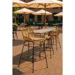 Terras Barkruk Janeiro - Naturel - Rattan - G-Line HW-60965 €89.95 Terras barkrukken
