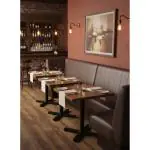 Hoekbank Bistro - Bruin - G-Line 31023 €289.00 Horeca eetbanken