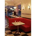 Hoekbank Amsterdam - Rood - G-Line 61546 €299.00 Horeca eetbanken