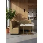 Hoekbank Amsterdam - Taupe - G-Line 63784 €299.00 Horeca eetbanken