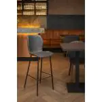Barkruk Malaga - Antraciet - Kunstleer - G-Line 75550 €79.95 Horeca barkrukken