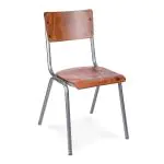 Stoel Old School - Stapelbaar - Vintage Metal - Hout - G-Line 76573 €59.95 Metaal stoelen