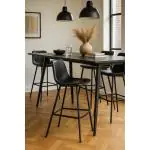 Barkruk Nicolas - Grijs - Kunstleer - Zithoogte 80 CM - G-Line 71388 €79.95 Horeca barkrukken