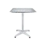 Terrastafel - Zilver - Aluminium - H 74 x B 70 x D 70 CM - G-Line HW-74760 €59.95 Terrastafel