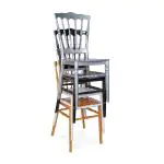 Wedding Chair Napoleon - Zwart - G-Line 146581 €26.95 Kunststof stoelen