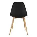 Stoel Luana - Zwart / Houtlook - G-Line 81307 €33.95 Houten stoelen