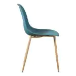 Stoel Luana - Petrol / Houtlook - G-Line 81312 €33.95 Houten stoelen