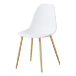 Stoel Luana - Wit / Houtlook - G-Line 81308 €33.95 Houten stoelen