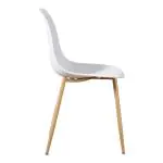 Stoel Luana - Wit / Houtlook - G-Line 81308 €33.95 Houten stoelen