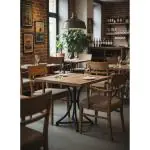 Tafelblad - Mango - 70 x 70 CM - Rough - G-Line 85275 €69.95 Horeca tafelbladen