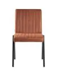 Stoel - Matty - Microvezel - Cognac - Stapelbaar - G-Line HW-130097 €79.95 Metaal stoelen
