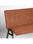 Eetbank - Matty - 120 CM - Microvezel - Cognac - G-Line HW-129743 €199.00 Horeca eetbanken