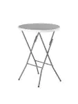 Statafel - Rond - Inklapbaar - Grijs - Ø 80 x H 110 CM - G-Line HW-130118 €39.95 Statafels