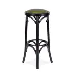 Barkruk Café - Groen Zitting - Noten - G-Line HW-135504 €89.00 Horeca barkrukken