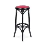 Barkruk Café - Bordeaux Zitting - Noten - G-Line HW-135502 €89.00 Horeca barkrukken