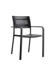 Terrasstoel Palermo - Stapelbaar - Zwart - G-Line HW-141204 €34.95 Terrasstoelen