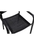 Terrasstoel Palermo - Stapelbaar - Zwart - G-Line HW-141204 €34.95 Terrasstoelen