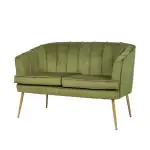 Sofa Relax - 2 Zits - Olijfgroen - Velvet - B 120 CM - G-Line HW-140228 €279.00 Horeca eetbanken