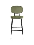 Barkruk Rondo - Lichtgroen - Velvet - G-Line HW-139682 €59.95 Horeca barkrukken