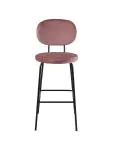 Barkruk Rondo - Roze - Velvet - G-Line HW-139685 €59.95 Horeca barkrukken