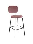 Barkruk Rondo - Roze - Velvet - G-Line HW-139685 €59.95 Horeca barkrukken