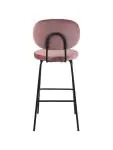 Barkruk Rondo - Roze - Velvet - G-Line HW-139685 €59.95 Horeca barkrukken