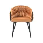 Stoel Wave - Terracotta - Velvet - G-Line HW-139499 €99.00 Stoffen stoelen
