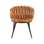 Stoel Wave - Terracotta - Velvet - G-Line HW-139499 €99.00 Stoffen stoelen