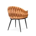 Stoel Wave - Terracotta - Velvet - G-Line HW-139499 €99.00 Stoffen stoelen