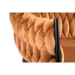Stoel Wave - Terracotta - Velvet - G-Line HW-139499 €99.00 Stoffen stoelen