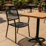 Terrasstoel Dinner - Rattan - Stapelbaar - Antraciet - G-Line HW-141096 €34.95 Terrasstoelen