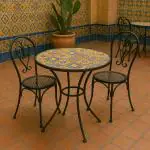 Terrastafel Spain - Keramiek - Rond - Ø 70 CM - G-Line GL-149165 €89.95 Terrastafel