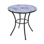 Terrastafel Greece - Keramiek – Rond – Ø 70 CM - G-Line GL-155807 €89.95 Terrastafel