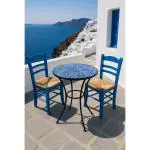 Terrastafel Greece - Keramiek – Rond – Ø 70 CM - G-Line GL-155807 €89.95 Terrastafel